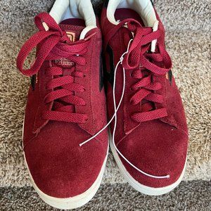 Airspeed Men's Burgundy Leather Skate Sneakers